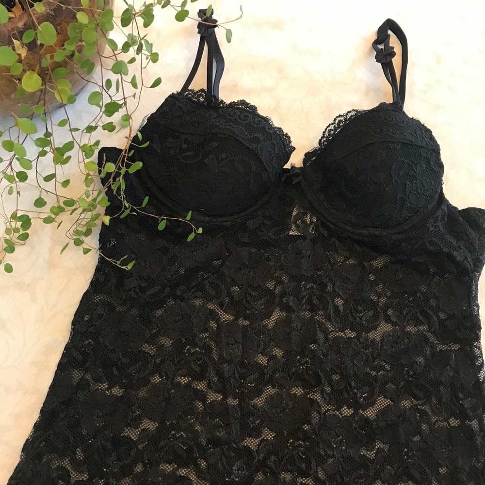 Rampage // Black Lace Chemise